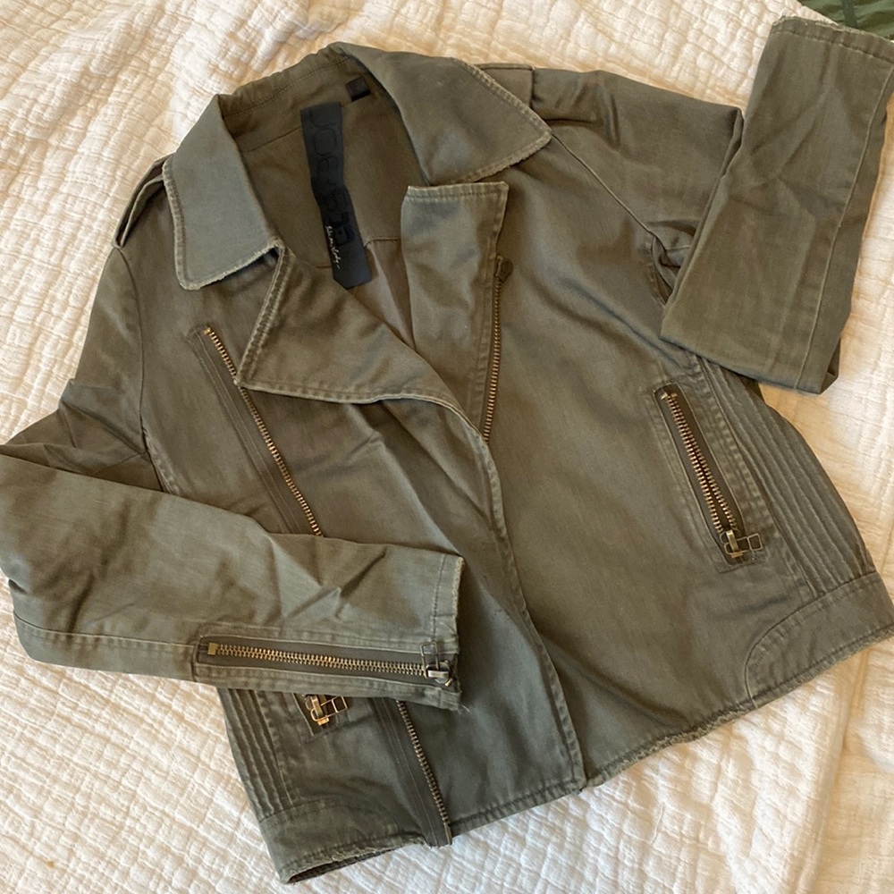 J O E ‘ S J E A N S Army Moto Jacket